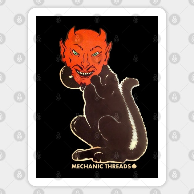 Devilish Sticker by mechanicthreads